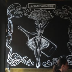 Maison Saint-Paul - Gorgeous art wall to match gorgeous champagne experience!