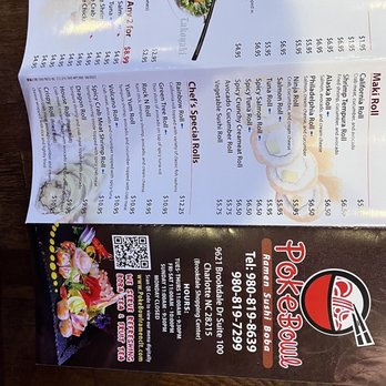 Pokebowl Ramen - Menu - Bubble Tea Near Me - Charlotte, North Carolina