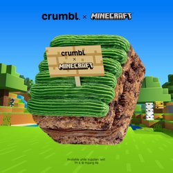 Crumbl - DeKalb - 8/31/26 - 9/5/26: Minecraft Grass Block Cake