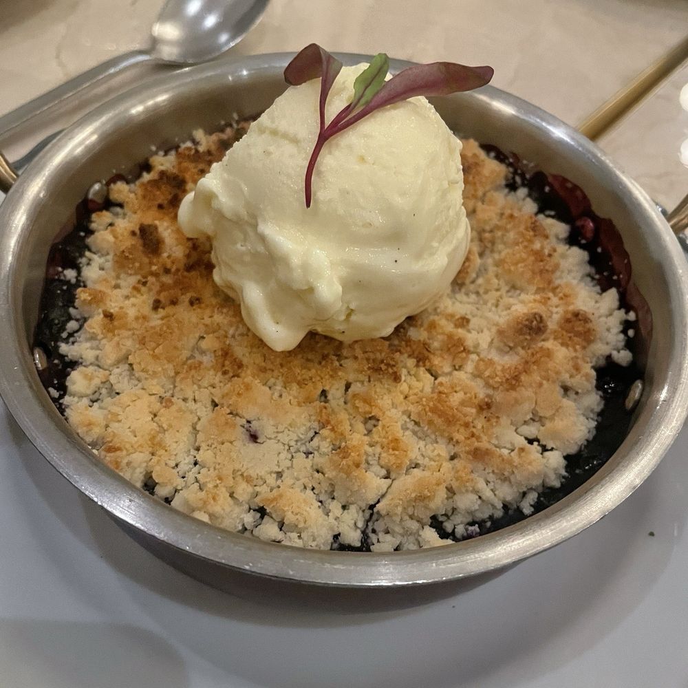 La Strega - Blueberry cobbler - Italian Near Me - Las Vegas, Nevada La Strega - Blueberry cobbler - Italian Near Me - Las Vegas, Nevada