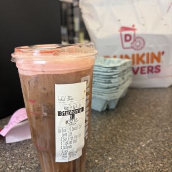 Dunkin' - Original Blend Iced Coffee - Donuts Near Me - Palm Beach Gardens, Florida
