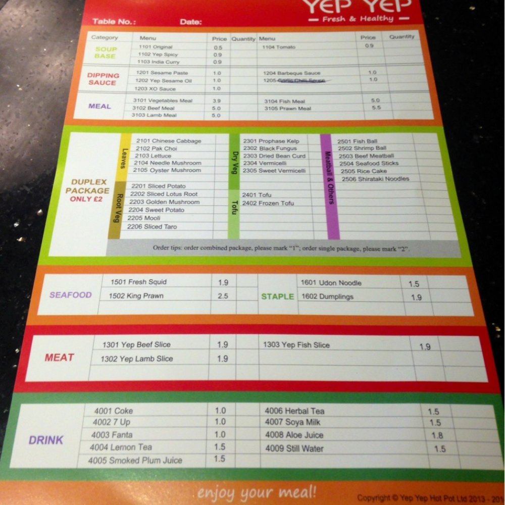 Yep Yep Hot Pot - Chinese Near Me - Sheffield, XSY Yep Yep Hot Pot - Chinese Near Me - Sheffield, XSY