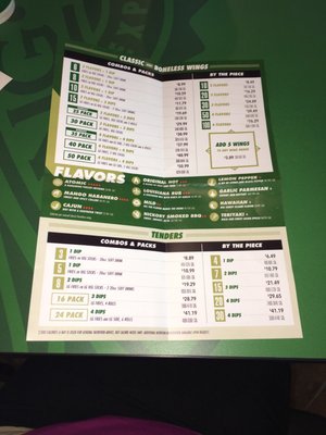 Menu photo 4 Wingstop Carmichael, CA