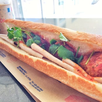 Mr. Baguette - Xiu Mai Cha - pork meatball in marinara with pork cold cuts and a Vietnamese iced coffee - Fast Food Near Me - Westminster, California Mr. Baguette - Xiu Mai Cha - pork meatball in marinara with pork cold cuts and a Vietnamese iced coffee - Fast Food Near Me - Westminster, California