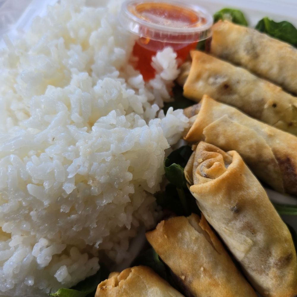 Sweet Corner Cafe - Vegetarian Spring Roll plate - Comfort Food Near Me - Aiea, Hawaii Sweet Corner Cafe - Vegetarian Spring Roll plate - Comfort Food Near Me - Aiea, Hawaii