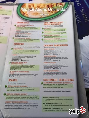Menu photo 8 Space Aliens Grill & Bar Bismarck, ND Menu photo 8 Space Aliens Grill & Bar Bismarck, ND