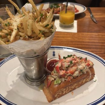 Hudson House - The Lobster Roll Truffle Parm Fries - Bars Near Me - Fort Worth, Texas