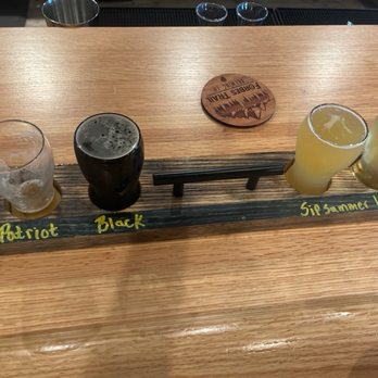 Forbes Trail Brewing - One of our flights. We ended up trying 11 out of 13.... - Brewpubs Near Me - Stoystown, Pennsylvania Forbes Trail Brewing - One of our flights. We ended up trying 11 out of 13.... - Brewpubs Near Me - Stoystown, Pennsylvania
