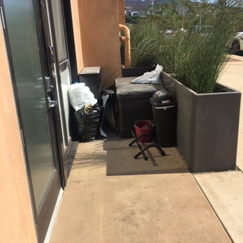 Block C - My neighbor used the front "patio" area to store all his junk. It was an eyesore... - Apartments Near Me - San Marcos, California