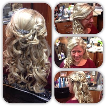 Kathy Hietpas - Updo. Bride gorgeous on her special day - Hair Stylists Near Me - Fishers, Indiana