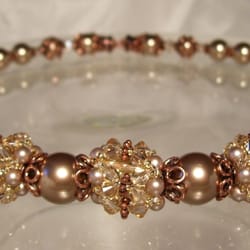 Indulgences - Pure elegance. Swarovski pearls and crystals make a stunning statement piece. $200
