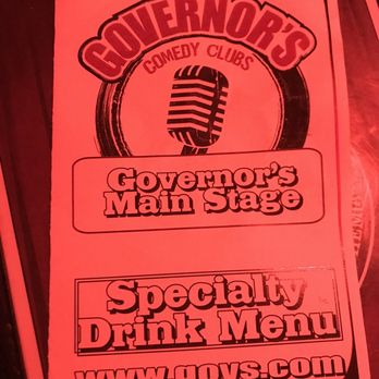 Governor's Comedy Club - a sign for a special drink menu - Comedy Clubs Near Me - Levittown, New York Governor's Comedy Club - a sign for a special drink menu - Comedy Clubs Near Me - Levittown, New York