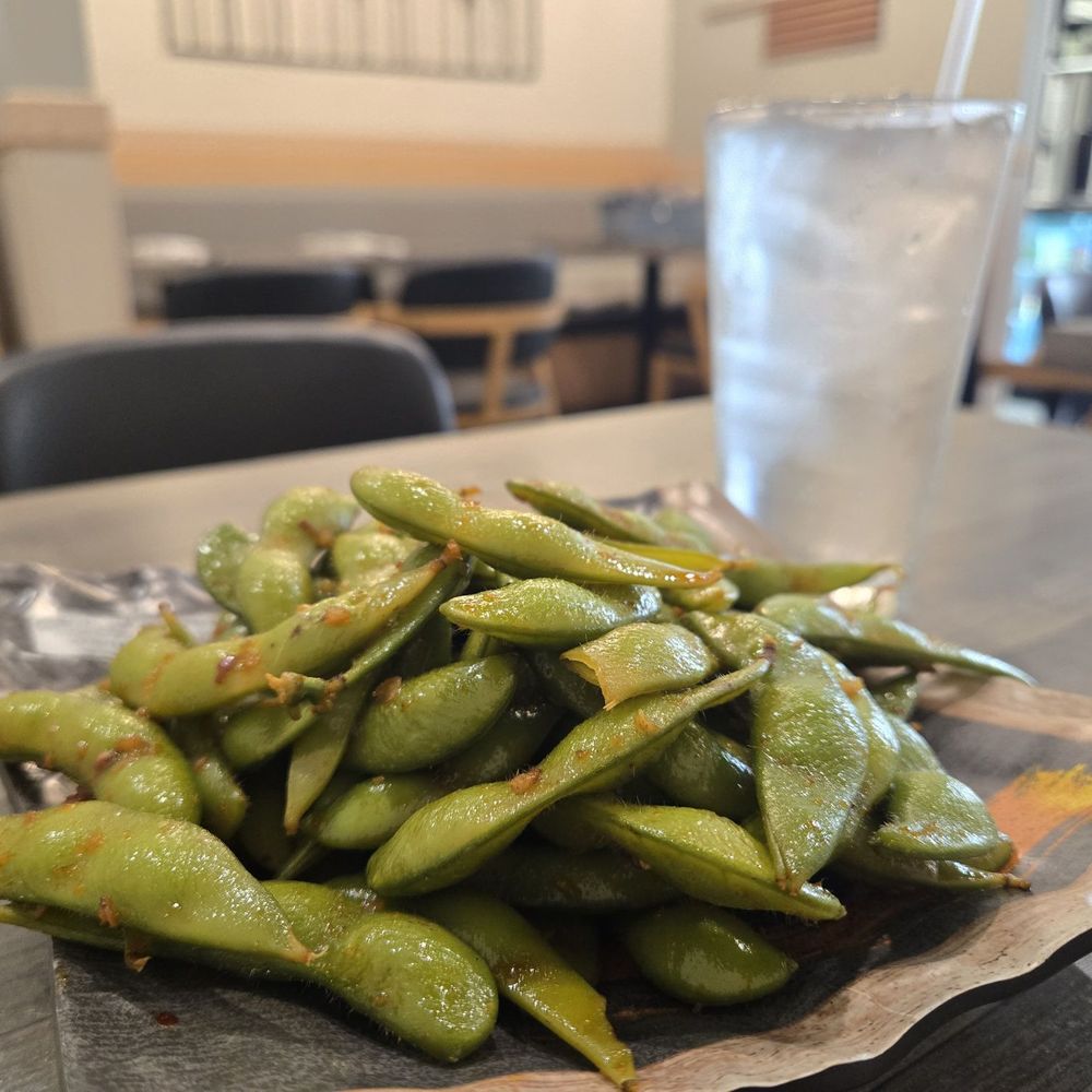 Sora Sushi Ramen - Edamame with hotness. - Sushi Bars Near Me - Apex, North Carolina Sora Sushi Ramen - Edamame with hotness. - Sushi Bars Near Me - Apex, North Carolina