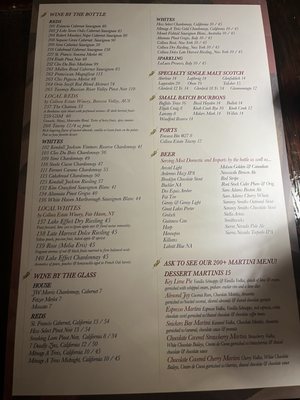 Menu photo 2 The Bay Street Sodus Point, NY Menu photo 2 The Bay Street Sodus Point, NY