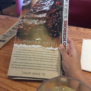Chili's - Winter 2017 menu - Bars Near Me - Victorville, California