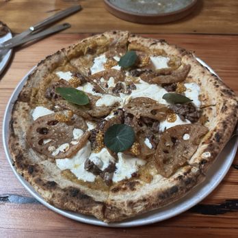 Pizza 4P's - Lotus root pizza - Pizza Near Me - Brooklyn, New York Pizza 4P's - Lotus root pizza - Pizza Near Me - Brooklyn, New York