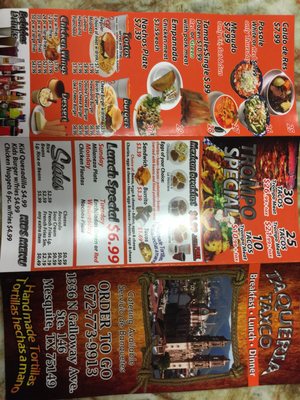 Menu photo 3 Taqueria Taxco Mesquite, TX Menu photo 3 Taqueria Taxco Mesquite, TX