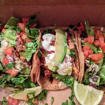 Taco Maya - His chicken tinga, steak & pastor? We really don't know.. - Mexican Near Me - Bloomingdale, Illinois