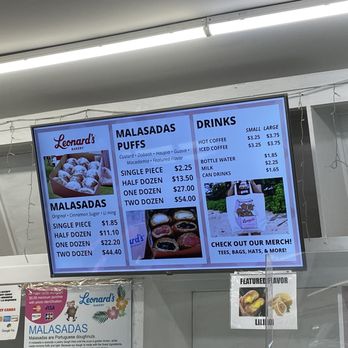 Leonard's Bakery - You can get drinks too! - Bakeries Near Me - Honolulu, Hawaii