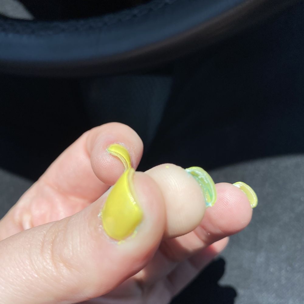 Lux Nails & Spa - The obvious green still under my nail because he didn't bother removing it - Nail Salons Near Me - Jackson, Michigan Lux Nails & Spa - The obvious green still under my nail because he didn't bother removing it - Nail Salons Near Me - Jackson, Michigan