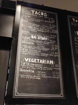 Menu photo 2 Tacos Rudos Columbus, OH