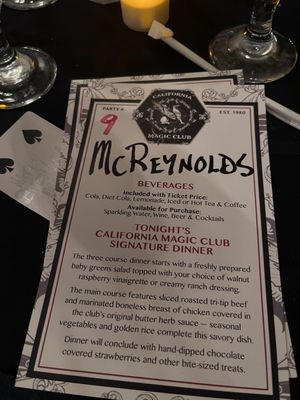 Menu photo 6 California Magic Club Martinez, CA Menu photo 6 California Magic Club Martinez, CA