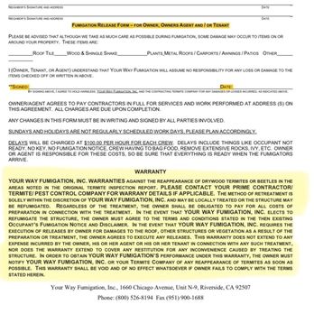 Bull's Eye Pest Control - The only warranty information I found. - Pest Control Near Me - Murrieta, California Bull's Eye Pest Control - The only warranty information I found. - Pest Control Near Me - Murrieta, California