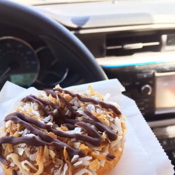 Crooked Spoon - Samoa donut (like the Girl Scout cookies) - Coffee & Tea Near Me - Bellingham, Washington Crooked Spoon - Samoa donut (like the Girl Scout cookies) - Coffee & Tea Near Me - Bellingham, Washington
