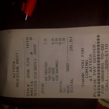 Azteca Mexican Restaurant - Side Guac = $2.95 & not worth it - Mexican Near Me - Charlotte, North Carolina Azteca Mexican Restaurant - Side Guac = $2.95 & not worth it - Mexican Near Me - Charlotte, North Carolina