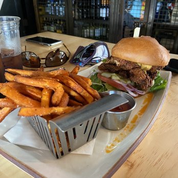 Biergarden Encinitas - TENESSEE HOT CHICKEN SANDWICH - New American Near Me - Encinitas, California Biergarden Encinitas - TENESSEE HOT CHICKEN SANDWICH - New American Near Me - Encinitas, California