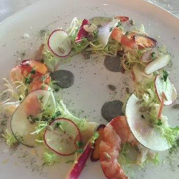 Dry Creek Kitchen - Shrimp, radish salad - New American Near Me - Healdsburg, California