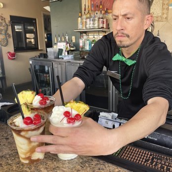 Chuckwalla Bar And Grill - Serving up some pina coladas - New American Near Me - Palm Desert, California