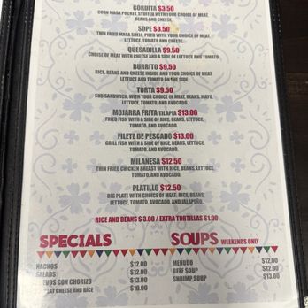 The Taco Shop - Menu - Mexican Near Me - Oxford, Mississippi