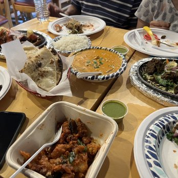 Siri Restaurant Chicago - Variety of dishes i laying chicken65, tandoori meats and vegetable curry. - Indian Near Me - Chicago, Illinois