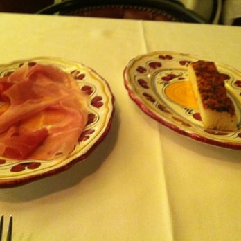 Carbone - Complimentary tomato focaccia and prosciutto - Italian Near Me - New York, New York