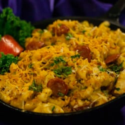 Meo Mio's - Mardi Gras Mac and Cheese
