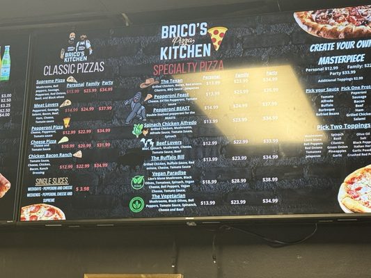 Menu photo 2 Brico’s Pizza Kitchen San Marcos, TX