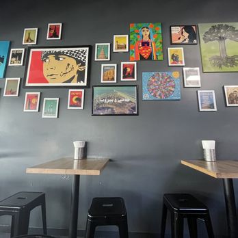 Shawarmaji - Art on wall - Middle Eastern Near Me - Oakland, California