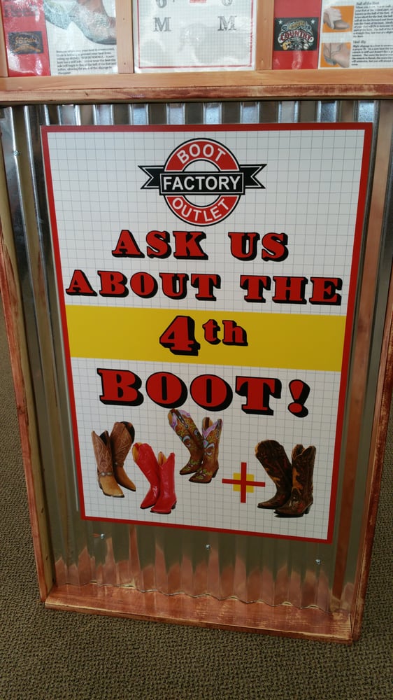 BOOT FACTORY OUTLET Updated September 2024 28 Reviews 5490