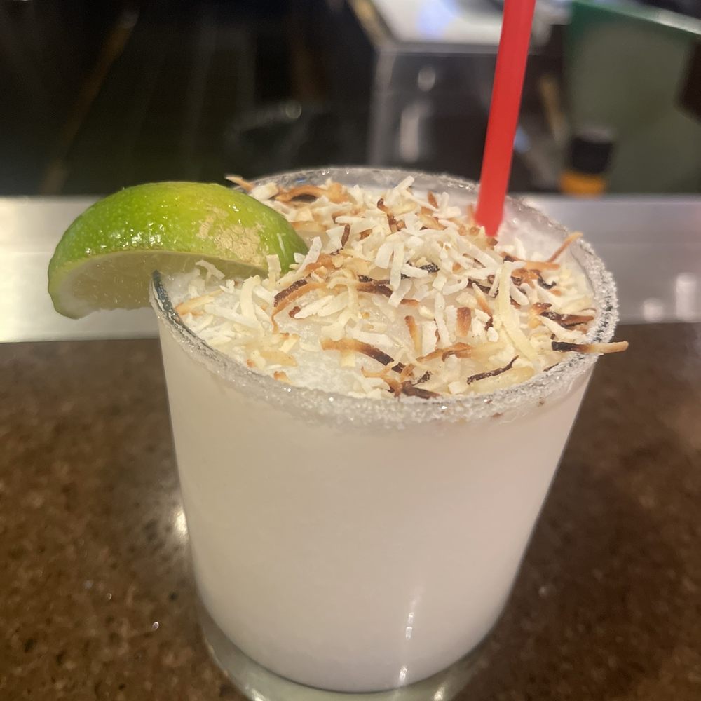 Rodrigo's Mexican Grill - Coconut margarita with toasted coconut - Mexican Near Me - Temecula, California Rodrigo's Mexican Grill - Coconut margarita with toasted coconut - Mexican Near Me - Temecula, California