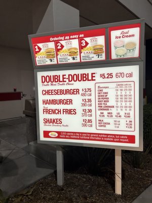 Menu photo 2 In-N-Out Burger Compton, CA