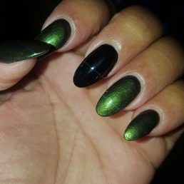 Now are these nails "pointy", he'll no their still more oval.