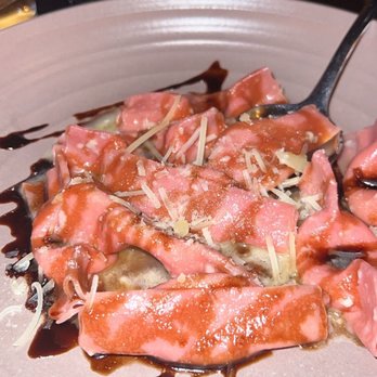 Mastrantos - Taleggio filled Scarpinocc pasta - Pasta Shops Near Me - Houston, Texas Mastrantos - Taleggio filled Scarpinocc pasta - Pasta Shops Near Me - Houston, Texas