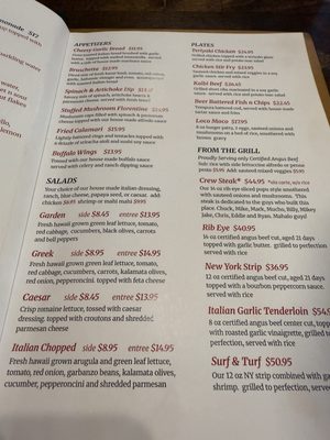 Menu photo 5 BV's Bourbon & Ale House Kapaa, HI