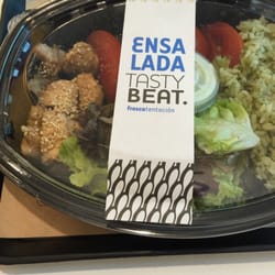 Tasty Beat - Con suerte cinco cubos de pollo. Sin opción de 'extra pollo'