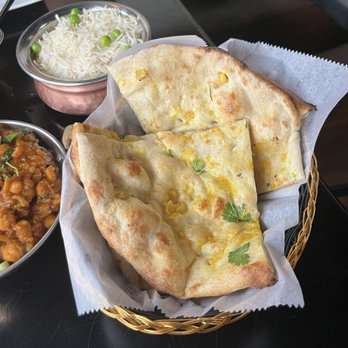 Good Vibes Cantina  - Garlic Naan - Bars Near Me - Baltimore, Maryland