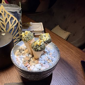 Kaif - Black Caviar Cones - Mediterranean Near Me - Los Angeles, California