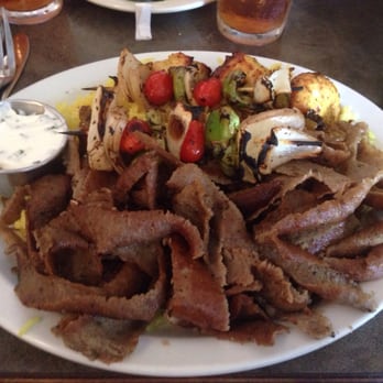 Eden's Grill Inn - Gyro meat, chicken, rice and skewered vegetables. So good! And so much!!! - Greek Near Me - Phoenix, Arizona Eden's Grill Inn - Gyro meat, chicken, rice and skewered vegetables. So good! And so much!!! - Greek Near Me - Phoenix, Arizona
