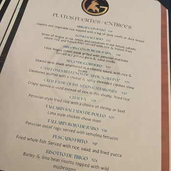 Barranco - Menu - Peruvian Near Me - Astoria, New York