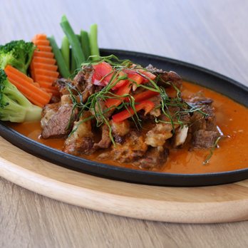 Blue Table Thai Cuisine - Panang RIP EYE - Thai Near Me - Bakersfield, California Blue Table Thai Cuisine - Panang RIP EYE - Thai Near Me - Bakersfield, California